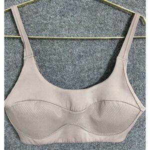 Nike Sports Bra Womens Small Taupe City Ready  Light-Support‎ Non-Padded Running